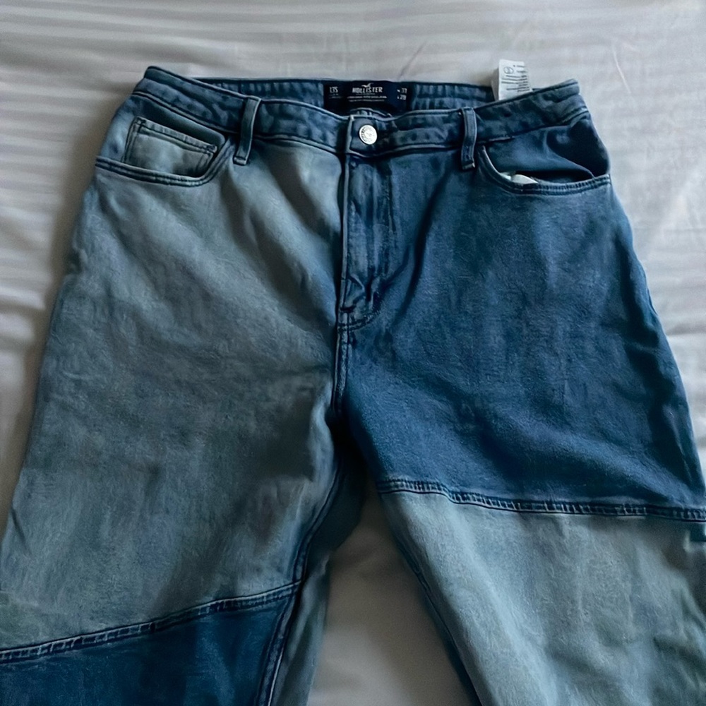 Hollister Women’s patchwork ultra high rise dad Jeans